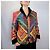Giacca Hermès double face in seta e velluto fantasia Brins d'or Multicolore - vista 7