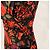 Vestido Lk Bennett de seda con estampado floral negro naranja - vista 2