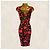 Vestido Lk Bennett de seda con estampado floral negro naranja - vista 3