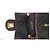Chanel Mini Square borsa in agnello nero - vista 12