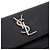 SAINT LAURENT - Pochette Kate in Pelle Nera Grana Nero - vista 4