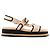 CHANEL - Sandali Chanel in tela beige (T37) Marrone - vista 2
