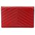 SAINT LAURENT - Borsa a Spalla Cassandre in Pelle Granata Rossa Rosso - vista 3