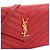 SAINT LAURENT - Borsa a Spalla Cassandre in Pelle Granata Rossa Rosso - vista 5
