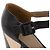HERMÈS - Sandali con zeppa Hermès in pelle nera e legno (T38) Nero - vista 4