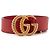 GUCCI - GG Gucci Roter Leder Torchon Gürtel (T85)