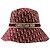 DIOR - Cappello Dior in velluto bordeaux (T57) Bordò