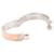 HERMÈS - Pulseira de Dobradiça Chanel em Esmalte Salmão (T1) Rosa  - vista 4