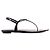 Etiquette PRADA - Sandalias Prada de cuero charol negro (T38.5) - vista 2