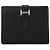 HERMÈS - Cartera Béarn Compact en piel de cabra negro