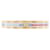 HERMÈS - Pulsera rígida 60 cuerdas esmalte Dorado Metal