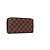 LOUIS VUITTON - Cartera Zippy Louis Vuitton en lona damier ébano Castaño - vista 2