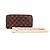 LOUIS VUITTON - Cartera Zippy Louis Vuitton en lona damier ébano Castaño - vista 9