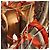 HERMÈS - Foulard 90 Attelage en Arbalète Hermès in seta multicolore Rosso - vista 3