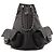 CHANEL - Multipocket Rucksack aus schwarzem Leder