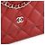 CHANEL - Borsa a tracolla Wallet on Chain Chanel in pelle caviar rossa Rosso - vista 4