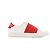 GIVENCHY - Sneakers Urban Street in pelle bianca e rossa (Taglia 37) Bianco - vista 2
