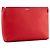 BURBERRY - Pochette Burberry in pelle granulata rossa Rosso - vista 2