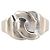 DINH-VAN - Menottes Dinh Van Ring aus Weißgold (T51) Metallisch