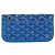 GOYARD - Pochette Saint Louis in tela goyardine blu - vista 3