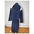 Vintage Dior Men’s Bathrobe Navy White L Navy blue - view 3