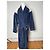 Vintage Dior Men’s Bathrobe Navy White L Navy blue - view 7
