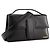JACQUEMUS - Borsa a tracolla Le Bambinou Jacquemus in pelle nera Nero - vista 2
