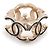 CHANEL - Anello Cube CC Chanel in metallo dorato (T54) D'oro - vista 2