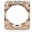 CHANEL - Anello Cube CC Chanel in metallo dorato (T54) D'oro - vista 3