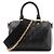 LOUIS VUITTON - Bolsa transversal Speedy 22 Louis Vuitton em couro preto estampado edição limitada