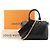 LOUIS VUITTON - Bolsa transversal Speedy 22 Louis Vuitton em couro preto estampado edição limitada - vista 9