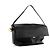 JACQUEMUS - Borsa a spalla Le grand Rond Carré Jacquemus in pelle nera Nero - vista 2