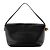 JACQUEMUS - Borsa a spalla Le grand Rond Carré Jacquemus in pelle nera Nero - vista 3