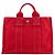 HERMÈS - Toto Hermès Rote Canvas-Tasche