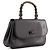 GUCCI - Handtasche Bamboo Gucci aus schwarzem genarbtem Leder - Ansicht 2