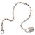 HERMÈS - Accessorio per borsa Kelly Hermès in metallo argentato Metallico