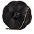 CHANEL - Borsa Camelia Chanel in pelle e satin nero