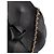 CHANEL - Borsa Camelia Chanel in pelle e satin nero - vista 7