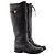 LOUIS VUITTON - Botas de Montar Louis Vuitton en Cuero Negro (Tamaño 39.5)