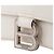 BALENCIAGA - Borsa a Spalla Hourglass in Pelle Bianco Grana - vista 7