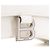 BALENCIAGA - Borsa a Spalla Hourglass in Pelle Bianco Grana - vista 8