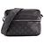 LOUIS VUITTON - Borsa a tracolla Outdoor Messenger Louis Vuitton in pelle nera e tela rivestita con monogramma eclipse Metallico