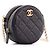 CHANEL - Borsa a tracolla Pearls Round Chanel in pelle nera Nero - vista 2