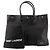 Cabas Rive Gauche SAINT LAURENT - Borsa Tote Rive Gauche GM Saint Laurent in pelle nera grana Nero - vista 10