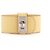 HERMÈS - Bracciale Kelly Twist PM Hermès in pelle gialla (T2) Giallo