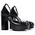 GUCCI - Gucci Pumps aus schwarzem Lackleder (T40.5)