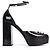 GUCCI - Gucci Pumps aus schwarzem Lackleder (T40.5) - Ansicht 2