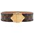 LOUIS VUITTON - Nano Monogramm Armband Louis Vuitton aus beschichtetem Monogramm-Canvas (T17) Braun