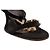 SAINT LAURENT - Décolleté Saint Laurent in raso nero vintage (T38,5) - vista 8