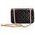 CHANEL - Borsa a tracolla 2.55 mini rettangolo Chanel in pelle rugosa nera Nero - vista 4